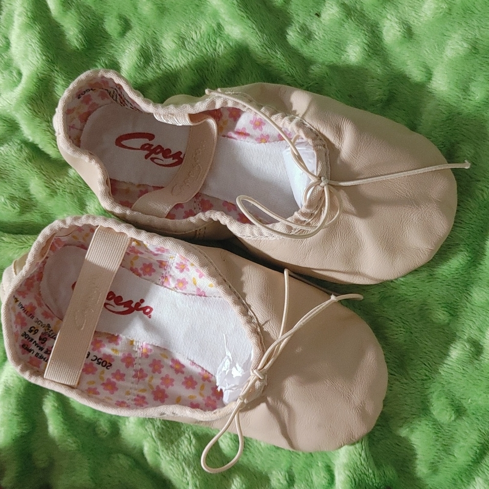 Child "Daisy" Leather Full Sole Ballet Shoes size 13W